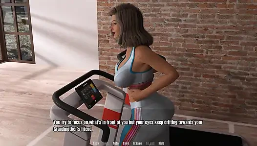 Büyükannenin evi: nine yoga pantolonlu egzersiz yapıyor ep.49