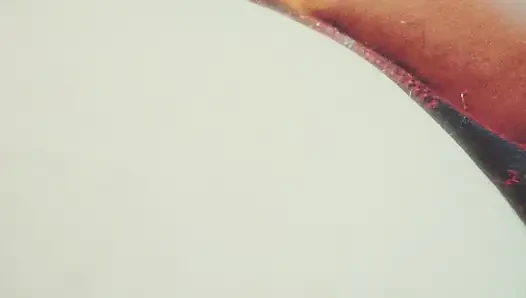 Dominikli amatör çift - ona sakso çekiyor ve mastürbasyon yapıyor, iri güzel kadın!