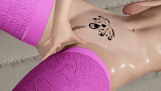 3 boyutlu hentai: azgın sarışın charlotte büyük memeler oynuyor, ıslak ve tutkulu amcık yalayana kadar yoğun parmaklıyor fışkırtıyor