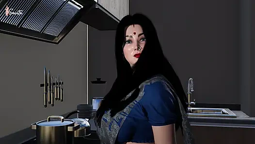 Sizzling Desi Savita Bhabhi Gets Her Tight Pussy Pounded by Horny Devar