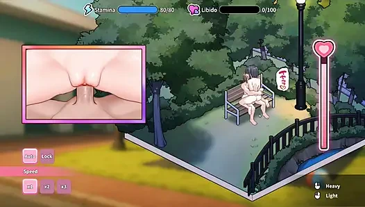 Hentai oyunu - büyük memeli polis kadınla seks - ahlaksız hamam