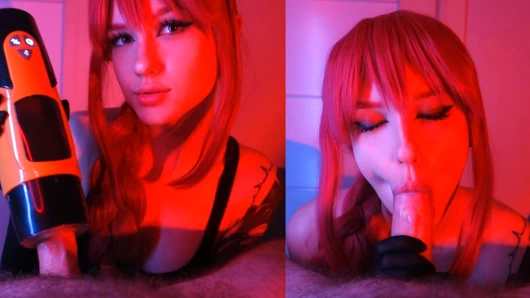 Bakış açısı Makima'nın testi: ne kadar hızlı boşalacaksınız? Chainsaw Man