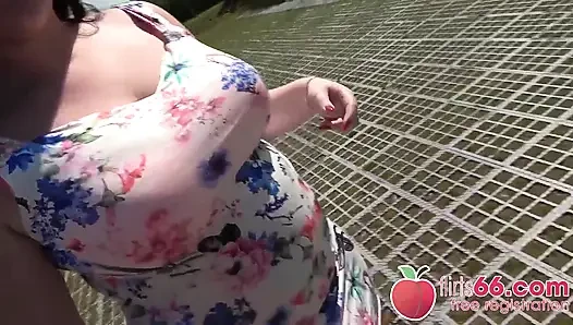 Tombul hatun Samantha Kiss sikilmek için sabırsızlanıyor!