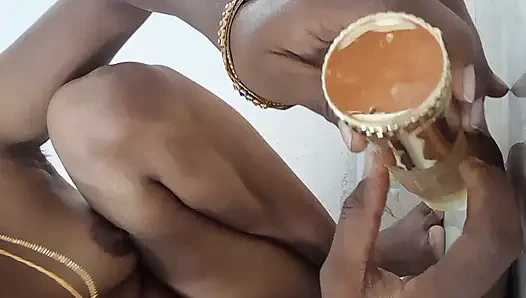 Swetha tamil eş solo parmak ve büyük yapay penis kahrolası