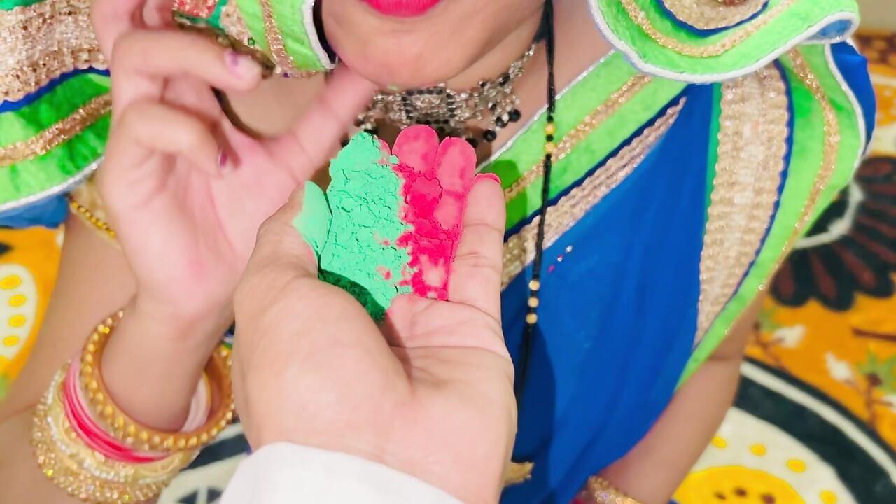 Sasur and Bahu Ke Rang Raliya Holi sex Sasur ji ne bahu ko holi color lagane ke bahane sex kar liya