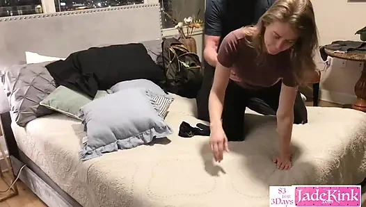 Amateur girlfriend gets very high after party and fucks unknowingly