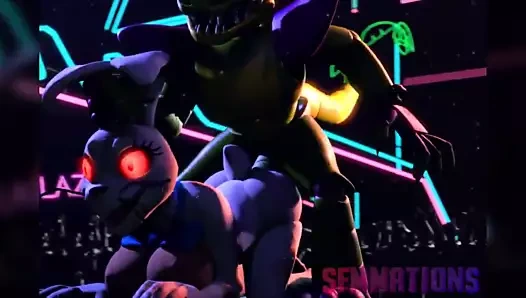 Glamrock monty sikme vanny üzerinde the sahne