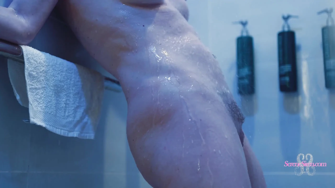 HD Blue Shower Orgasm Feat Serene Siren Bathroom Blonde Solo Female Masturbation Big Tits K Porn (4K Ultra) - UK Special