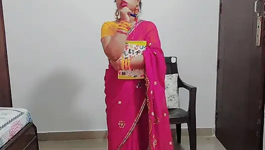 Hintli öğretmen amında iki büyük yarakla sert sikiliyor