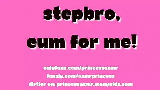 Üvey kardeşim, benim için boşal!