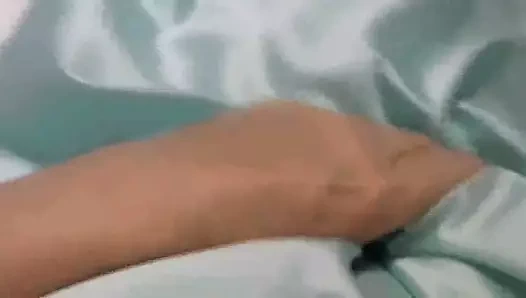 Chemise de nuit en satin mes fonds de robe mes Collants