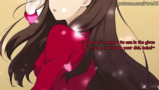 Rin Tohsaka eğlencesi için seni hızlı boşaltıyor (hızlı çekim 31 talimatı)