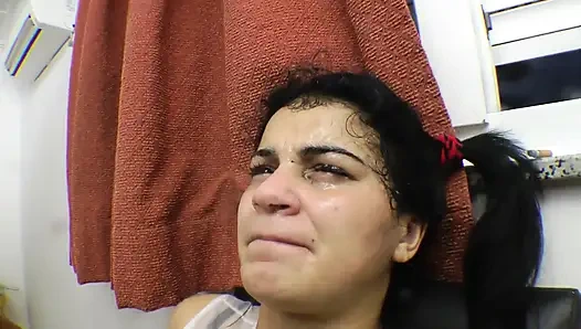 Orta yaşlı seksi kadın Lady Liliane'in derin elleri