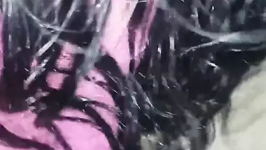 Una morena que aguanta mucho