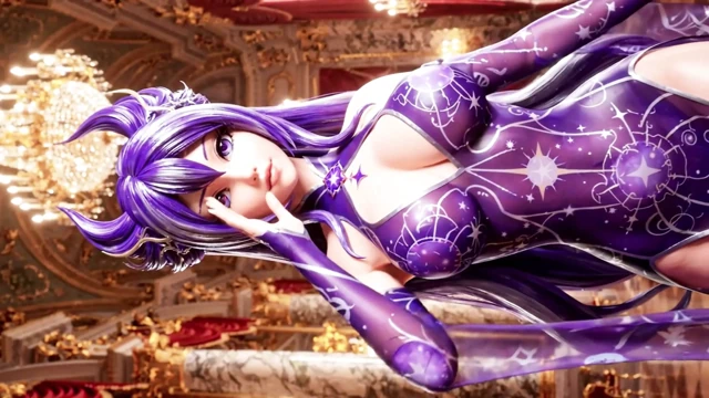 Güzel Kızların Şeffaf Moda Sunumunun Keyfi: Parlak Mücevherler 3D Anime AI-Generated