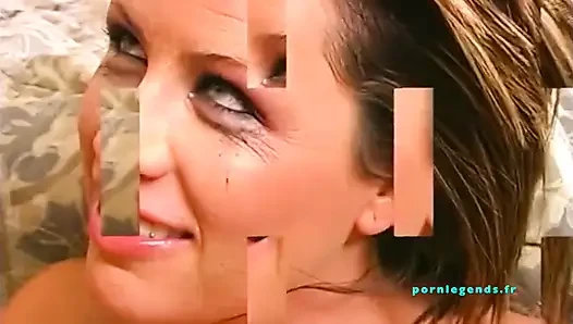 Lisa sparxxx makyajını bolca dölle tamamlıyor