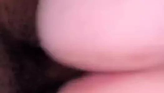 Beyaz büyük ganimet sürtük sekerek üzerinde bbc