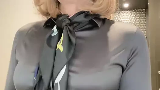 Yüz maskesi takan orgazm (fransızca konuşma)