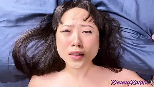 POV Asian Babe has Intense Beautiful Agony Orgasm -ASMR