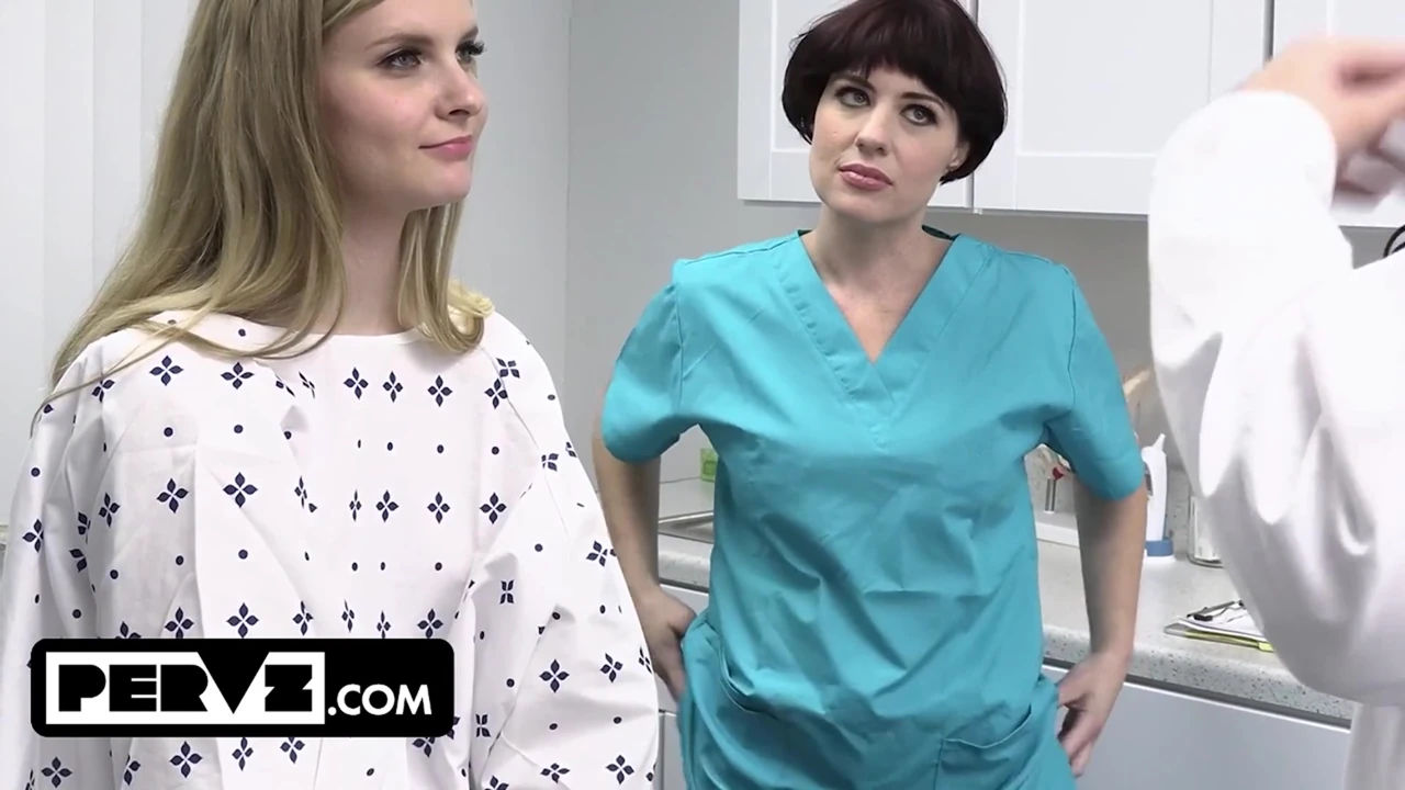 Knocked-up Teen Lets Perv Older Doctor and Dirty Nurse Use Her Holes in Exchange for Their Silence ~ Free Full Scene