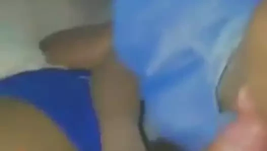 Bajan genç kız üfleme bazı çük