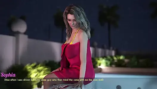 Awam Sophia gerçek sikiş - Sophia Sam ile ne kadar ileri gidecek? Bölüm 1: Partiden arka bahçedeki jakuziye