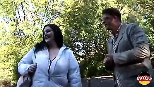 BBW Enjoys Fucking in Public