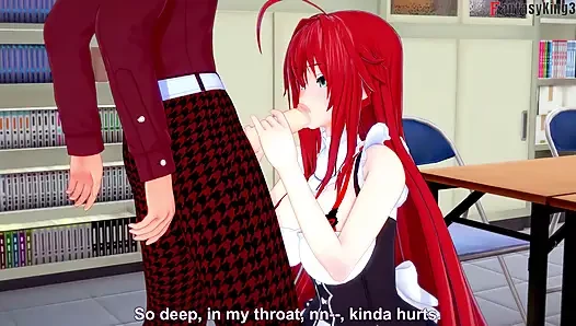 Rias gremory hizmetçi cosplay seks - dxd ntr çılgınlığı serisi
