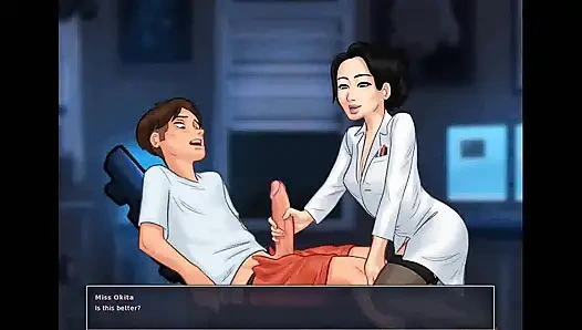 Yaz mevsimi efsanesi: Japon profesör ofisinde bir öğrenciyi sağıyor bölüm 177