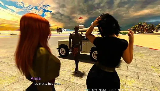 Anna heyecan verici sevgi 79 Anna serseri adama yardım etmek için kendini feda etti