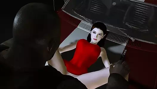 Dilireba gets becerdin tarafından bir siyah adam içinde the araba