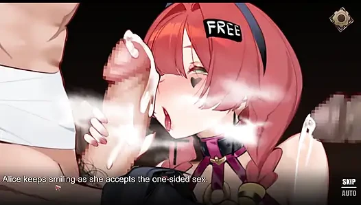 Pub whores part 11. Ginger girl goes to a dungeons and sucks tons of cocks while get fucked in ass