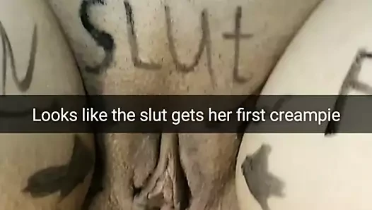Slutwife sütlü mari almak ona ilk hile Creampie itibaren fan
