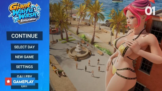Dev waifu yıkama simülatörü oyunu bölüm 1 - vellory için ilk temizlik işi