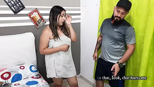 Bir zevk oyunu, horozunun yoğunlaştırılmış sütle tadına bakmayı seviyorum! - ispanyolca porno
