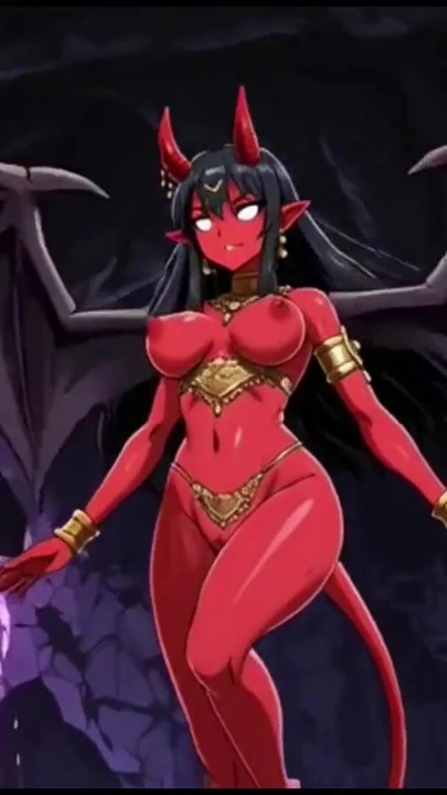 İblis kraliçesi azgın istiyor, ai animasyonu | Klip 1
