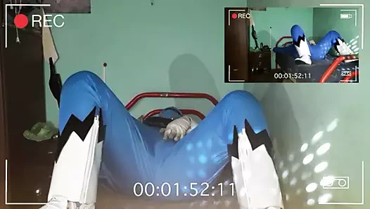 Azgın bir power ranger kadın kahramanının web kamerası