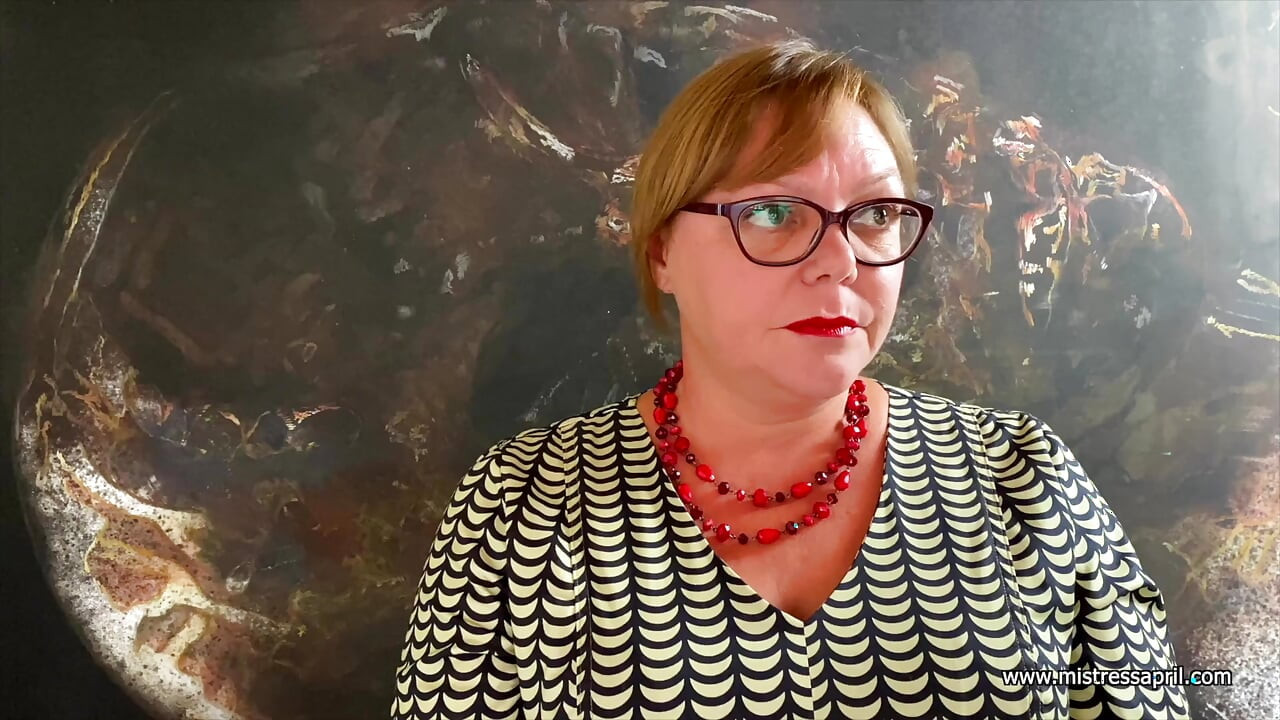 Dominatrix sahibe April - kölemle tatil