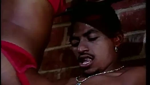 Bu dev horozun taşaklarından suyu em, siyah güzelliğim