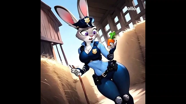 Yapay zekalı Judy futa bunny barn quckie ile canavar yarak tilkisi ile zıplıyor