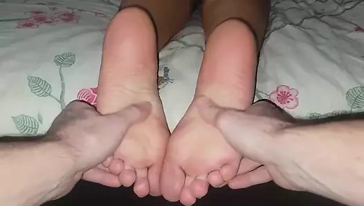 Üvey anne için ayak masajı