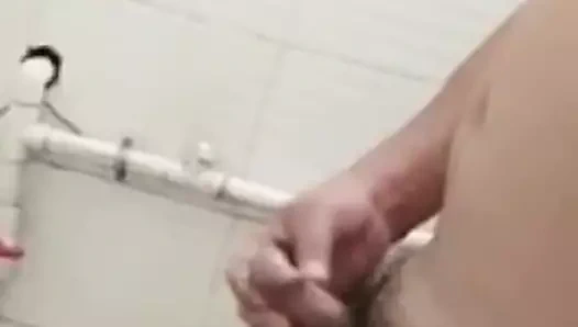Cute Chinese daddy jerks off on webcam