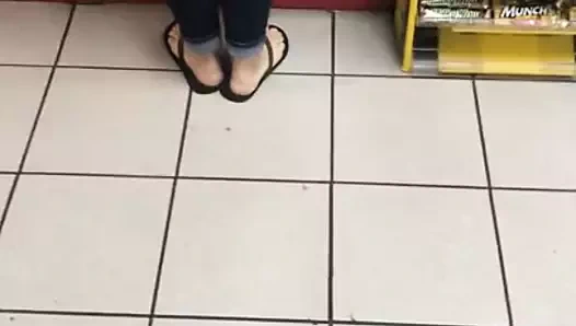 Küçük orta yaşlı seksi kadın götü