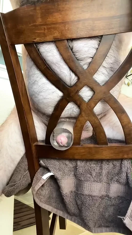 Cumshot kahrolası oyuncak içinden sandalye