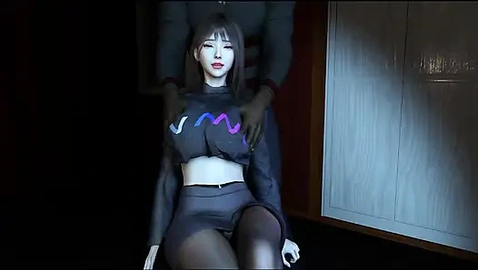 Baştan çıkarma dosyaları: sanal meme tanrıçası- 3 boyutlu animasyon hentai