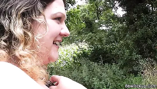 Curly bbw yabancı tarafından baştan ve becerdin