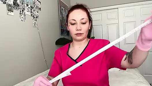Hemşire sana rektal muayene yapıyor