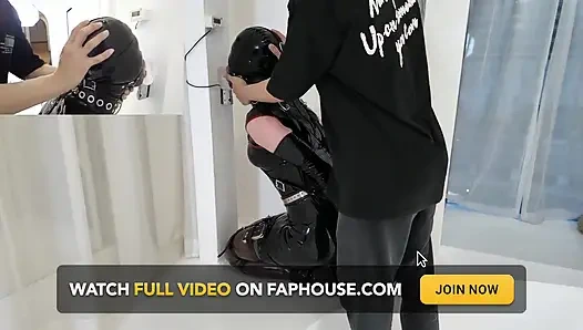 Mz33 - diz çöktürme eğitimi için lateks tek eldiven kısıtlaması