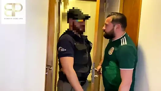 çok azgın bir adli karşılaşma ile