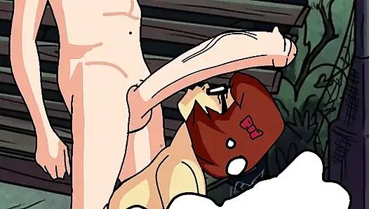 Korkunç olduğunda Shaggy Velma'nın içine boşalıyor